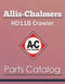 Allis-Chalmers HD11B Crawler - Parts Catalog Cover