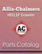 Allis-Chalmers HD11F Crawler - Parts Catalog Cover