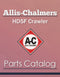 Allis-Chalmers HD5F Crawler - Parts Catalog Cover