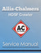 Allis-Chalmers HD5F Crawler - Service Manual Cover