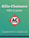 Allis-Chalmers HD6 Crawler Manual Cover