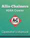 Allis-Chalmers HD6A Crawler Manual Cover