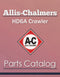 Allis-Chalmers HD6A Crawler - Parts Catalog Cover