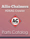 Allis-Chalmers HD6AG Crawler - Parts Catalog Cover
