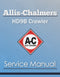Allis-Chalmers HD9B Crawler - Service Manual Cover