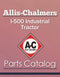 Allis-Chalmers I-500 Industrial Tractor - Parts Catalog Cover
