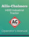 Allis-Chalmers I-600 Industrial Tractor Manual Cover