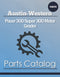 Austin Western Pacer 300 Super 300 Motor Grader - Parts Catalog Cover