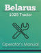 Belarus 1025 Tractor Manual Cover