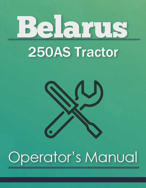Belarus 250AS Tractor Manual Cover