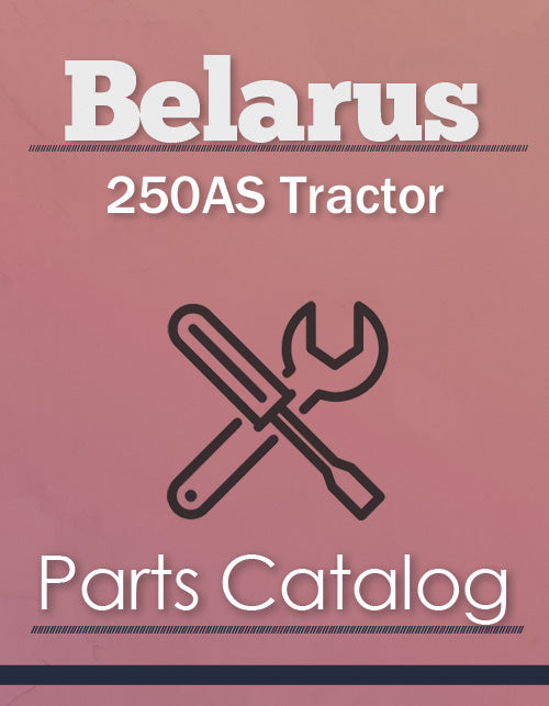 Belarus 250AS Tractor - Parts Catalog Cover