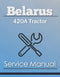 Belarus 420A Tractor - Service Manual Cover