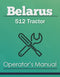 Belarus 512 Tractor Manual Cover