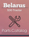 Belarus 530 Tractor - Parts Catalog Cover