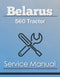 Belarus 560 Tractor - Service Manual Cover