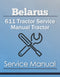 Belarus 611 Tractor Service Manual Tractor - Service Manual Cover