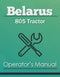 Belarus 805 Tractor Manual Cover