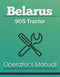 Belarus 905 Tractor Manual Cover