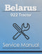 Belarus 922 Tractor - Service Manual Cover