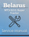 Belarus MT3-52J1 Super Tractor - Service Manual Cover
