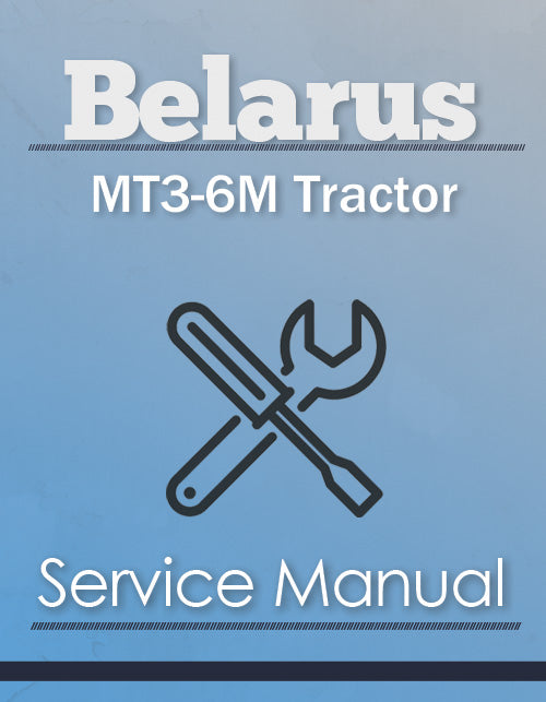 Belarus MT3-6M Tractor - Service Manual Cover