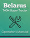 Belarus T40H Super Tractor Manual Cover