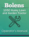Bolens 1050 Husky Lawn and Garden Tractor Manual Cover