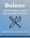 Bolens 1220 Husky Lawn and Garden Tractor - Service Manual Cover