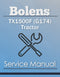 Bolens TX1500F (G174) Tractor - Service Manual Cover