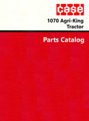 Case 1070 Tractor - Parts Catalog