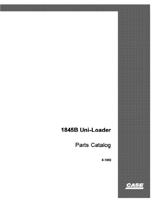 Case 1845B Skid-Steer - Parts Catalog
