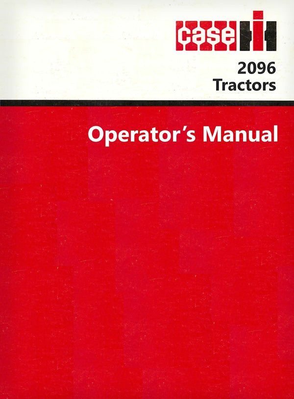 Case IH 2096 Tractor Manual