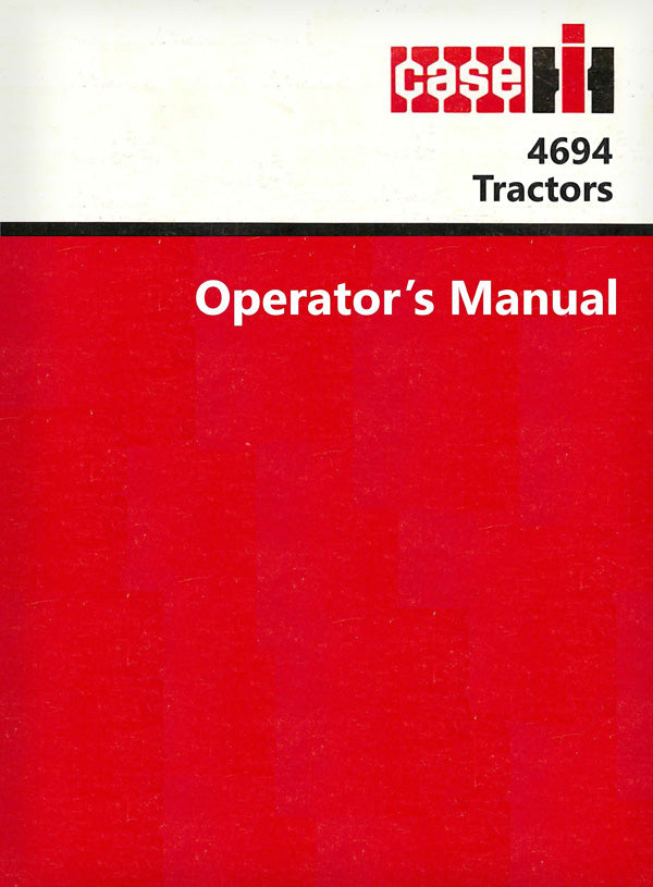 Case IH 4694 Tractor Manual