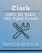 Clark C500 (60/S100, Y60/S100) Forklift - Service Manual