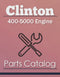 Clinton 400-5000 Engine - Parts Catalog Cover