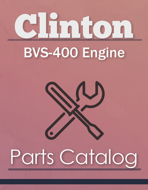 Clinton BVS-400 Engine - Parts Catalog Cover