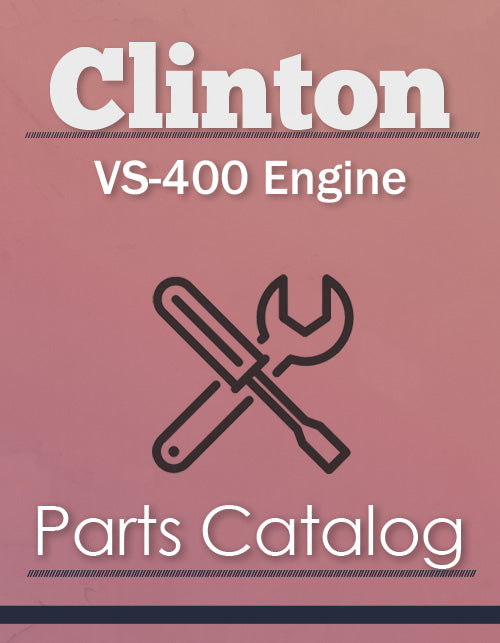 Clinton VS-400 Engine - Parts Catalog Cover