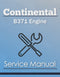 Continental B371 Engine - Service Manual Cover