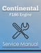 Continental F186 Engine - Service Manual Cover