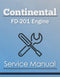 Continental FD-201 Engine - Service Manual Cover