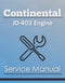Continental JD-403 Engine - Service Manual Cover