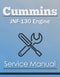 Cummins JNF-130 Engine - Service Manual Cover