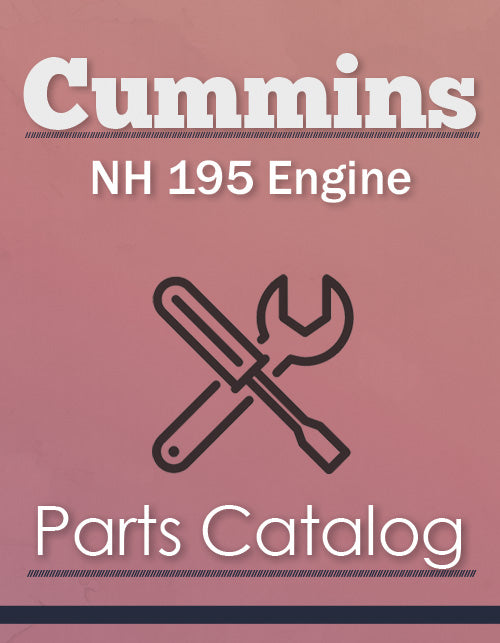 Cummins NH 195 Engine - Parts Catalog Cover