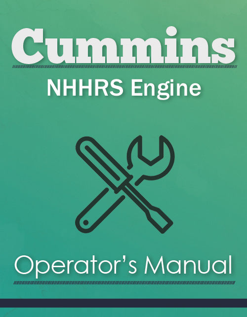 Cummins NHHRS Engine Manual Cover