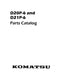 Komatsu D20P-6 and D21P-6 Crawler - Parts Catalog