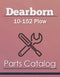 Dearborn 10-152 Plow - Parts Catalog Cover