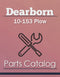 Dearborn 10-153 Plow - Parts Catalog Cover