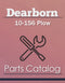 Dearborn 10-156 Plow - Parts Catalog Cover