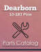 Dearborn 10-183 Plow - Parts Catalog Cover
