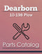 Dearborn 10-198 Plow - Parts Catalog Cover